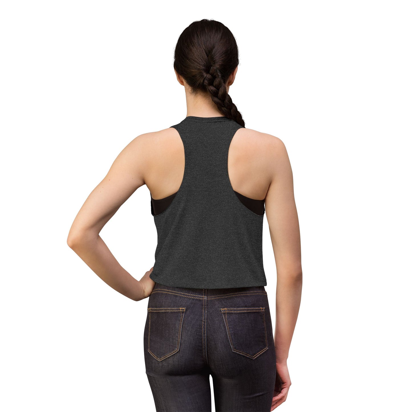 Fuck ICE Racerback Cropped Tank Top