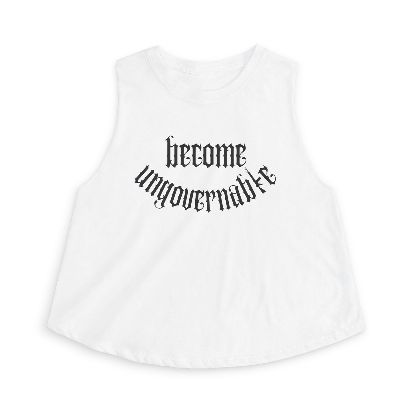 Become Ungovernable Women's Racerback Cropped Tank Top