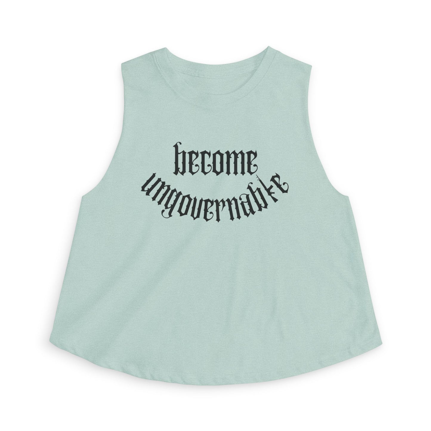 Become Ungovernable Women's Racerback Cropped Tank Top