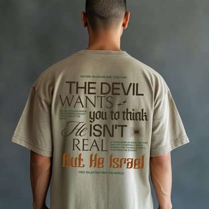 The Devil is Israel Tshirt