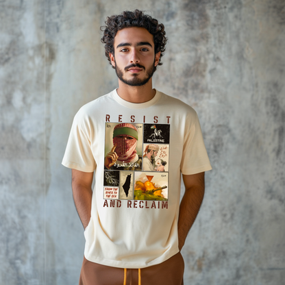 Resist and Reclaim Original Collage Tshirt