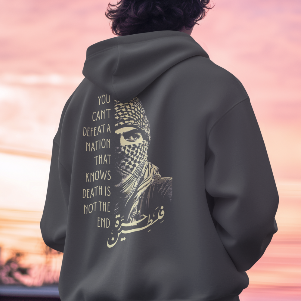 You Can't Defeat a Nation Palestine Hoodie