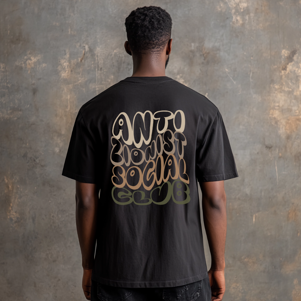 Anti Zionist Social Club Retro Tshirt