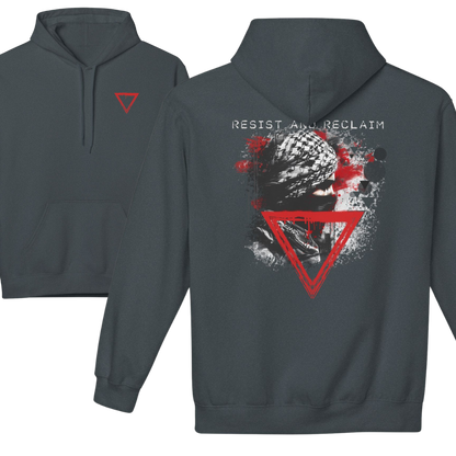 Resist & Reclaim Hollow Triangle Palestine Hoodie