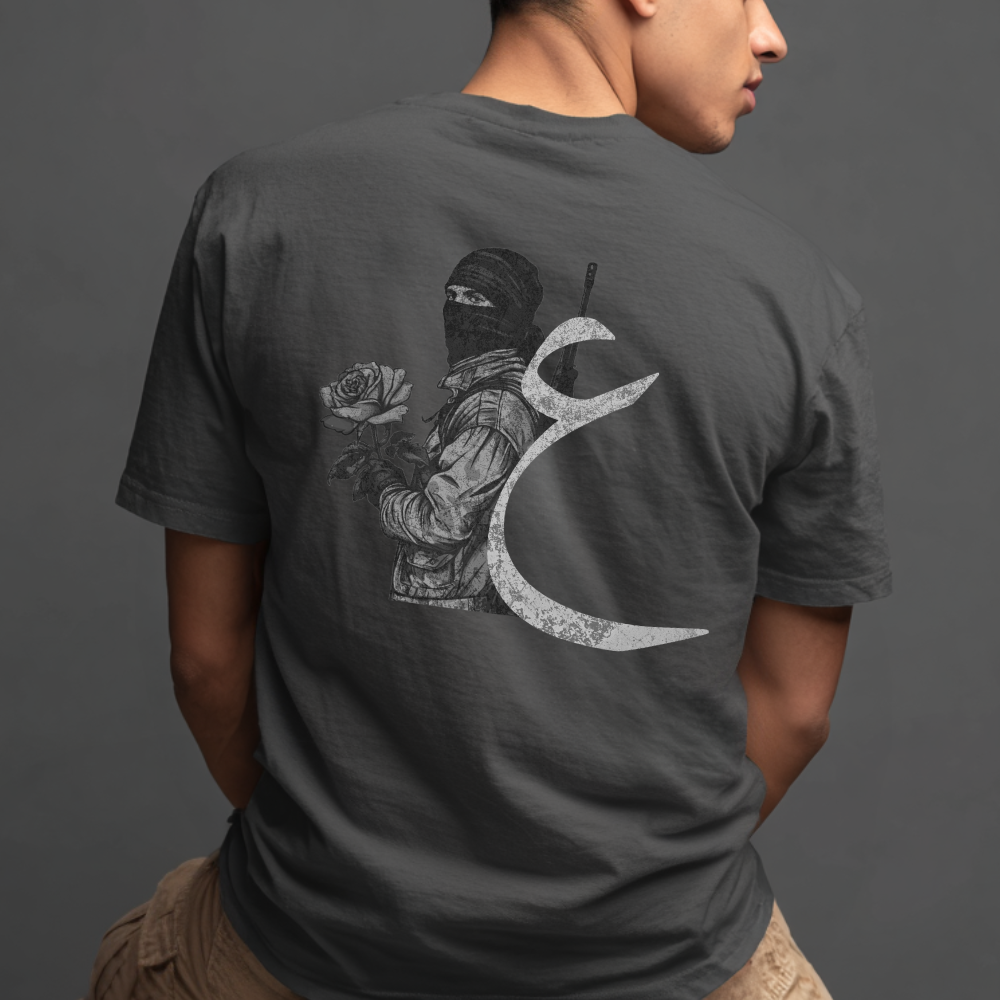 Arabic Resistance Peace Fighter Tshirt