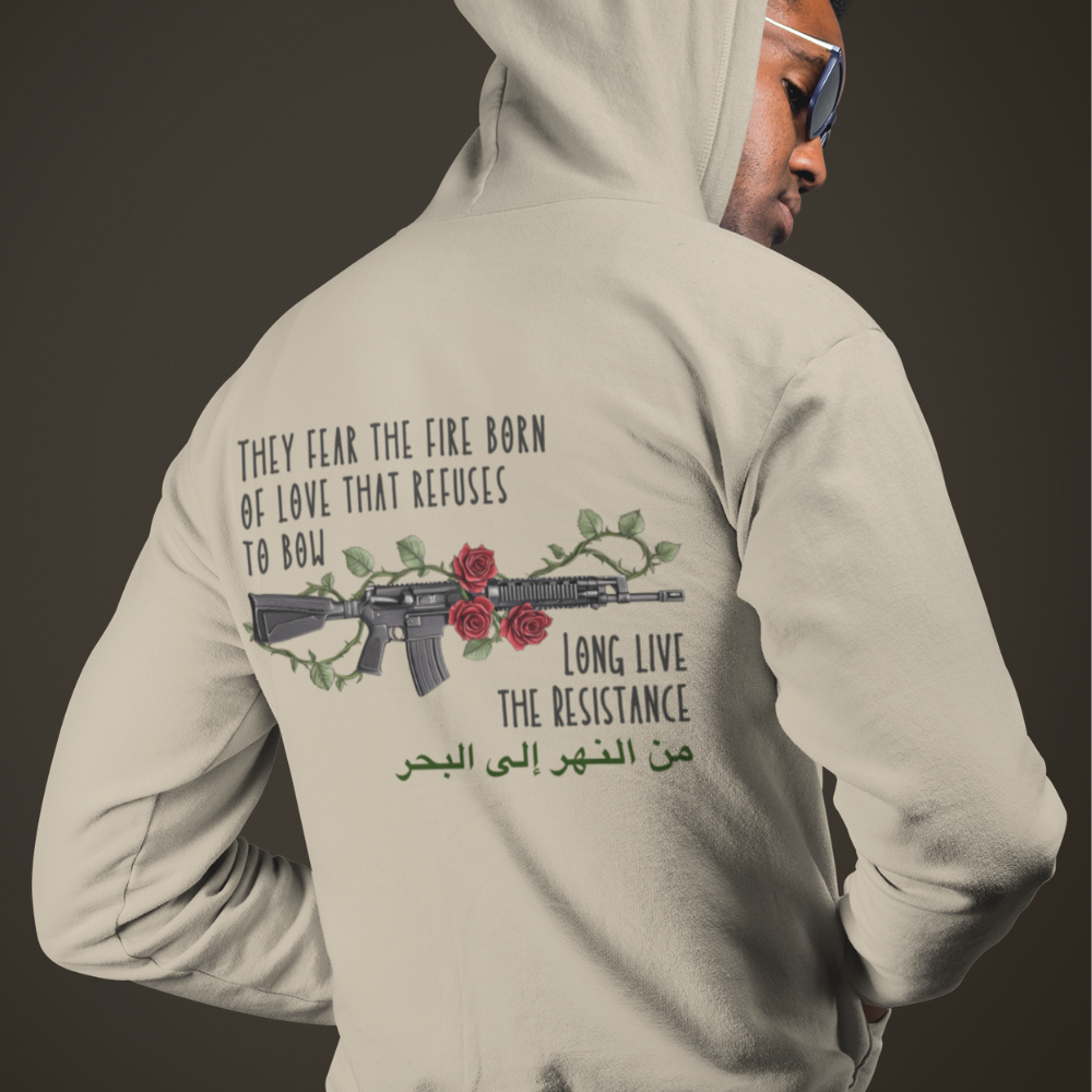 Fire Born of Love Palestine Hoodie
