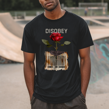 Disobey Barcode Tshirt