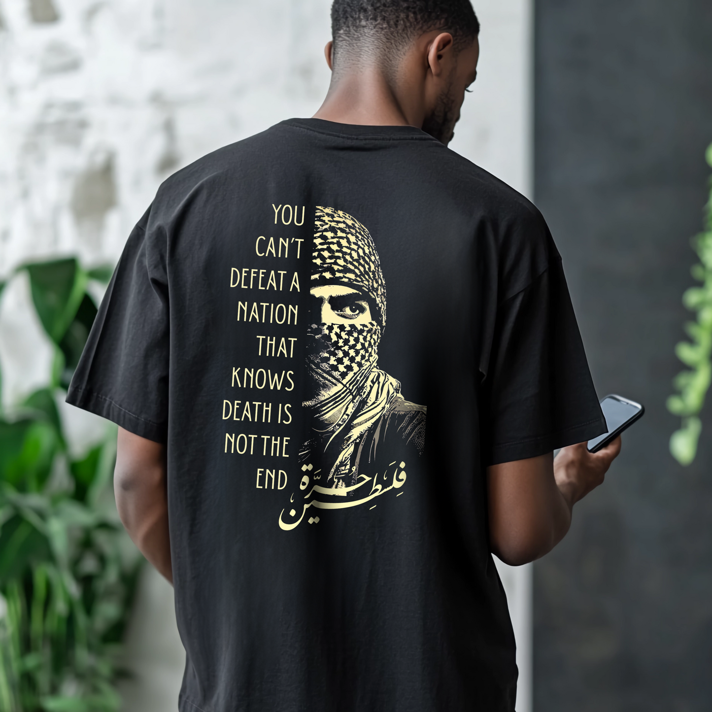 You Can't Defeat a Nation Palestine T-shirt