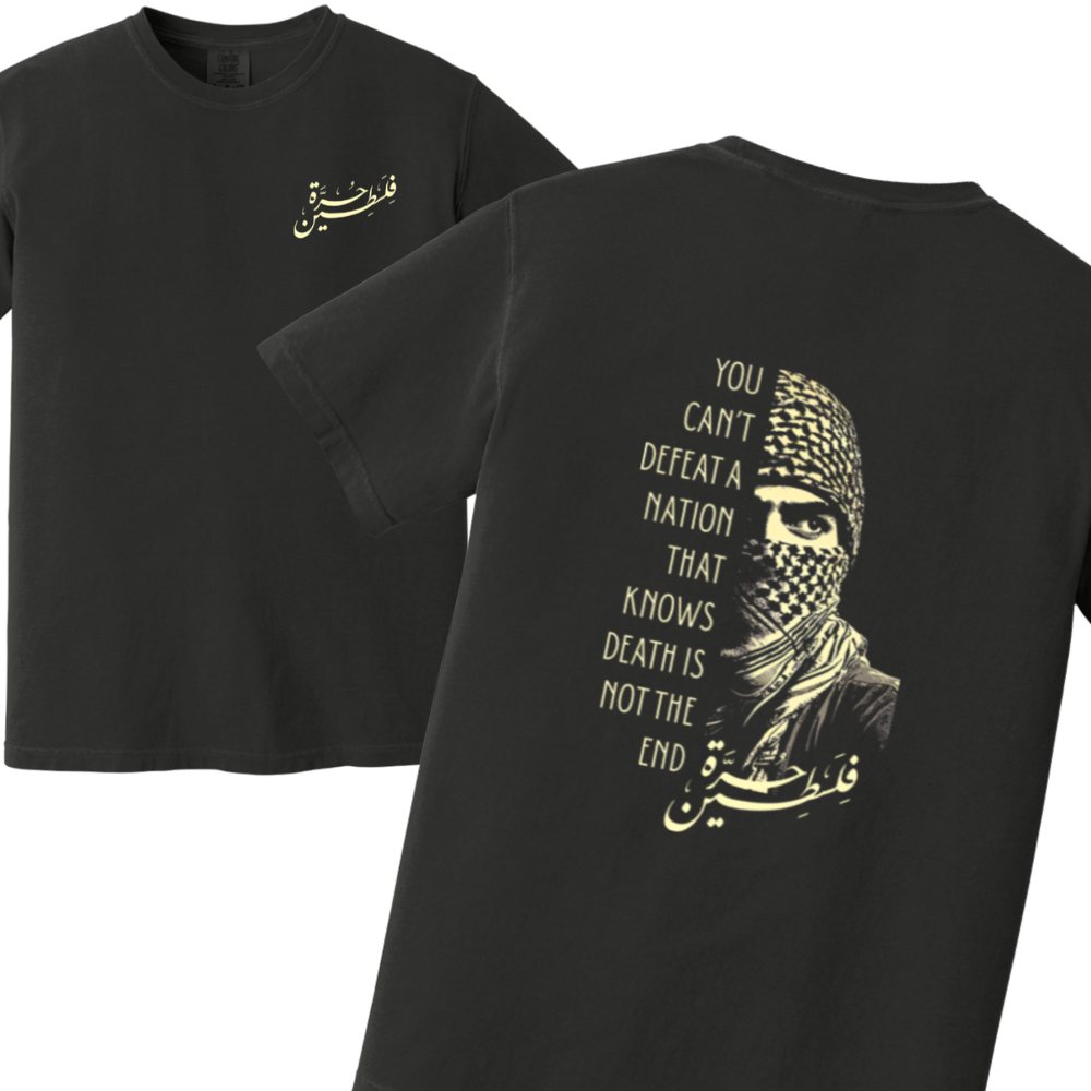 You Can't Defeat a Nation Palestine T-shirt