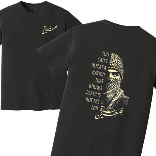 You Can't Defeat a Nation Palestine T-shirt