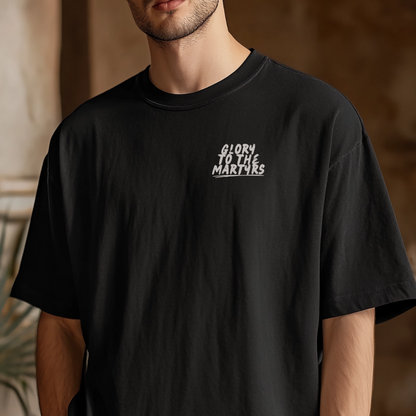 Glory to the Martyrs Red Collage Tshirt