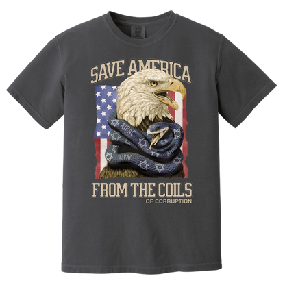 Save America from the Coils of Corruption Tshirt