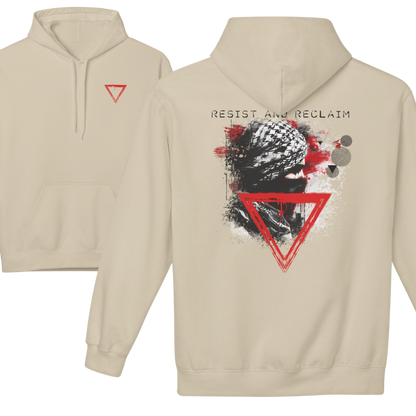 Resist & Reclaim Hollow Triangle Palestine Hoodie