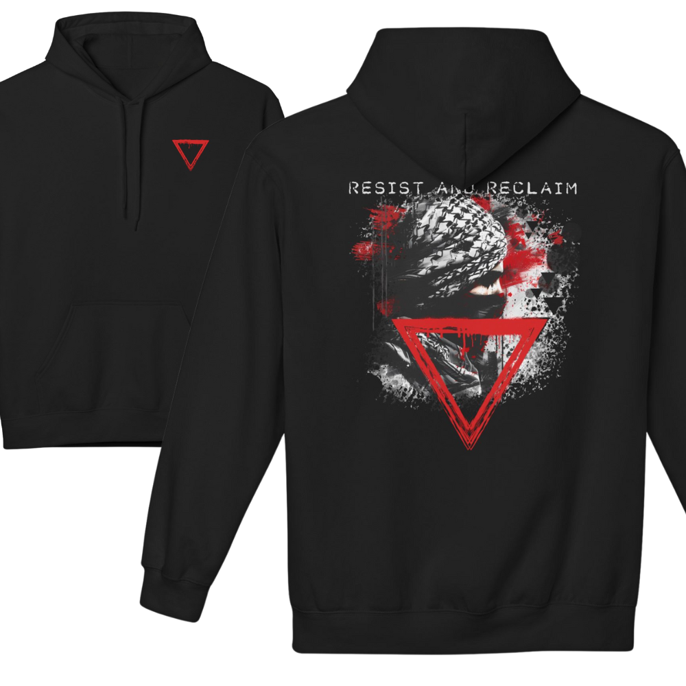 Resist & Reclaim Hollow Triangle Palestine Hoodie
