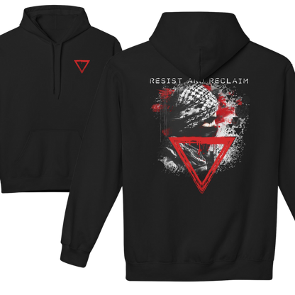 Resist & Reclaim Hollow Triangle Palestine Hoodie