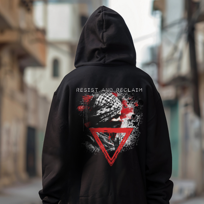 Resist & Reclaim Hollow Triangle Palestine Hoodie