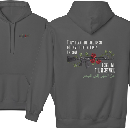 Fire Born of Love Palestine Hoodie
