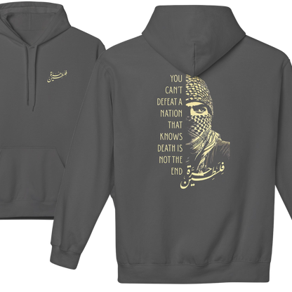 You Can't Defeat a Nation Palestine Hoodie