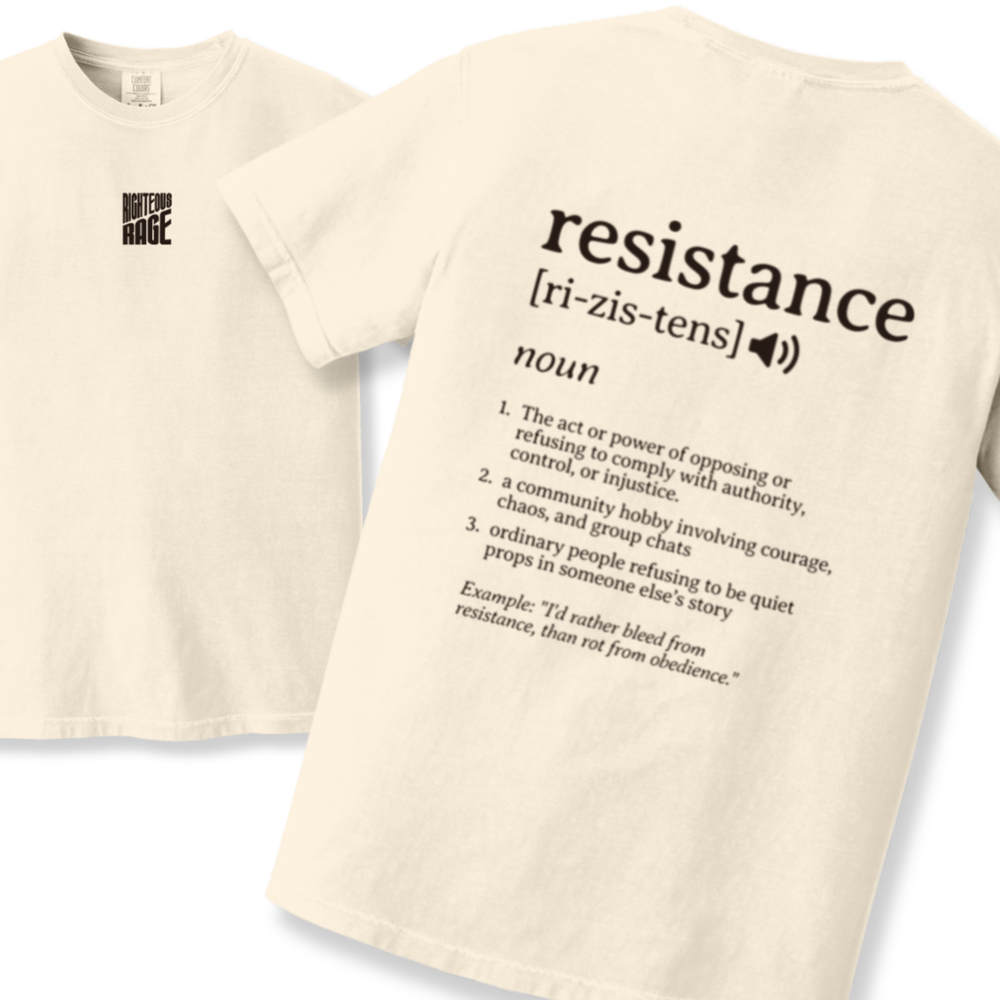 Dictionary Definition Resistance Tshirt