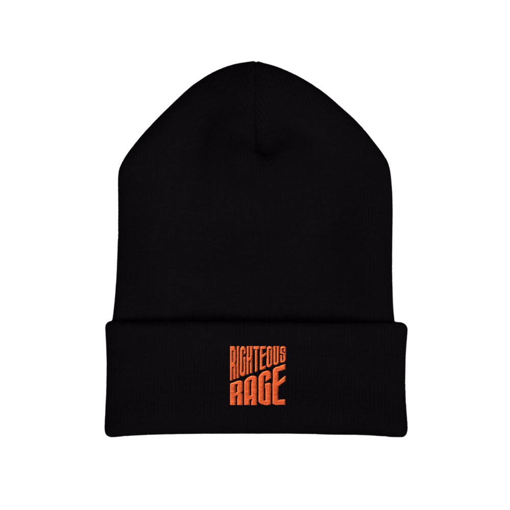 Righteous Rage Brand Embroidered Beanie Hat