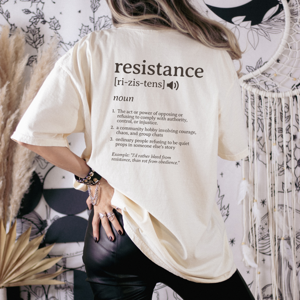 Dictionary Definition Resistance Tshirt