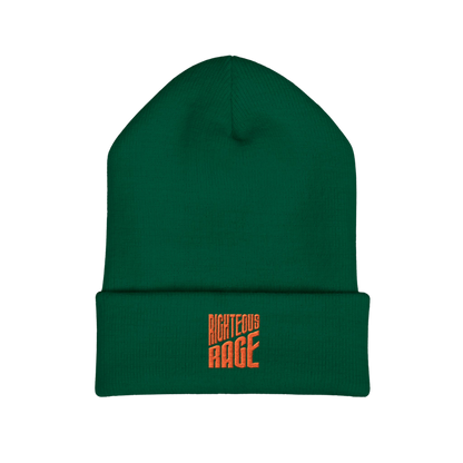 Righteous Rage Brand Embroidered Beanie Hat
