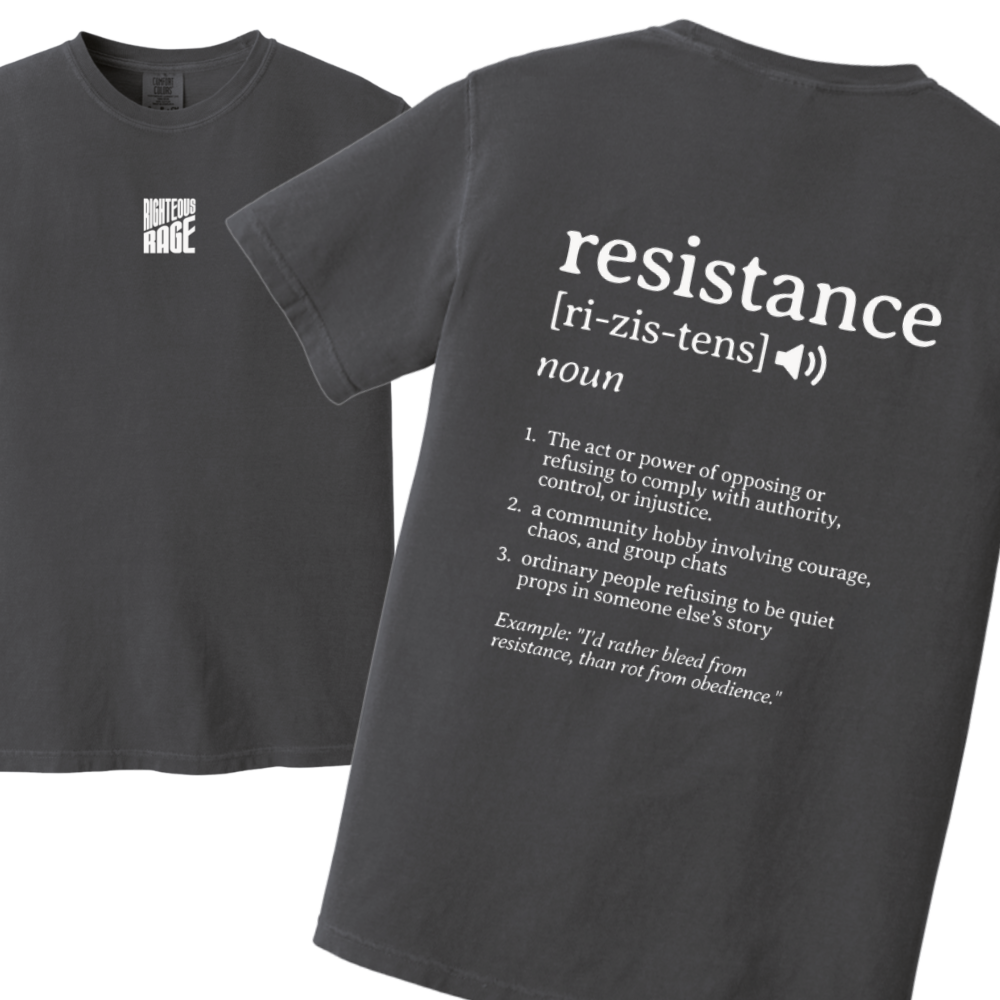 Dictionary Definition Resistance Tshirt