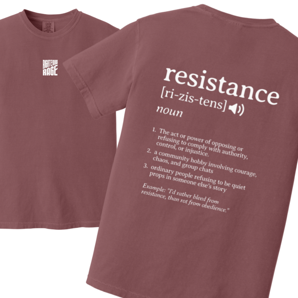 Dictionary Definition Resistance Tshirt
