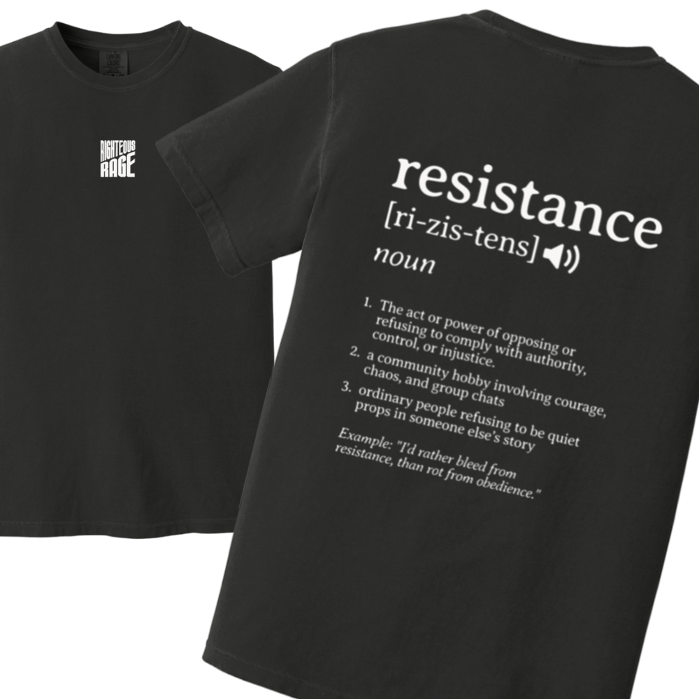 Dictionary Definition Resistance Tshirt
