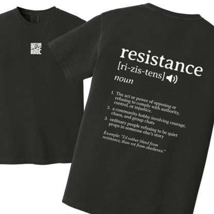 Dictionary Definition Resistance Tshirt