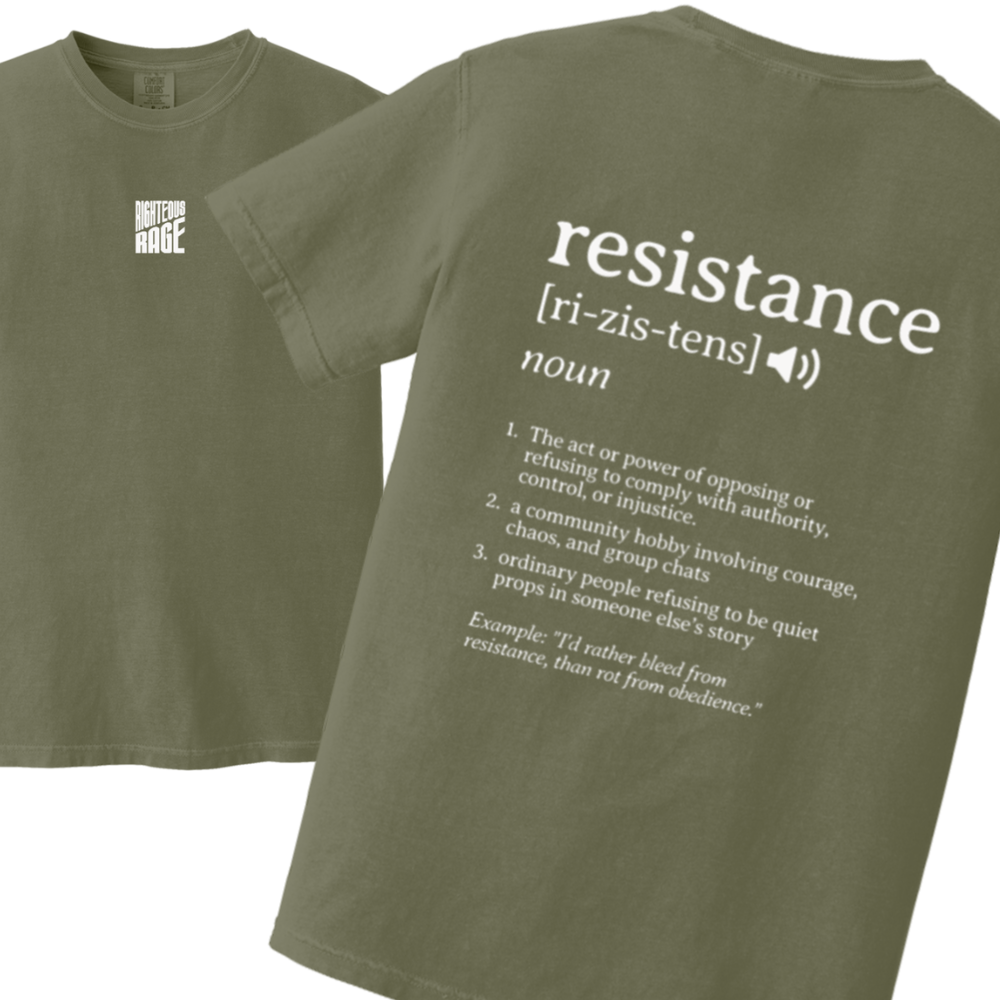 Dictionary Definition Resistance Tshirt