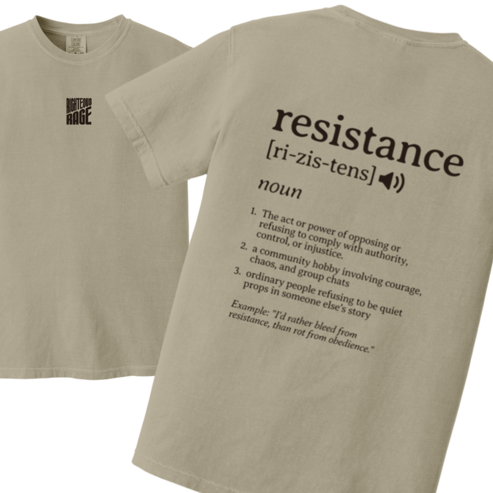 Dictionary Definition Resistance Tshirt