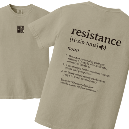 Dictionary Definition Resistance Tshirt