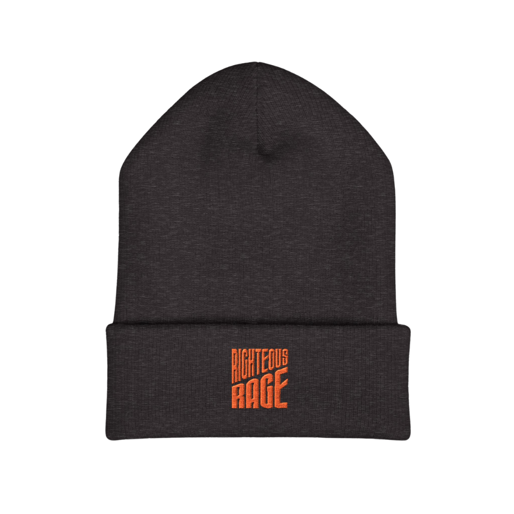 Righteous Rage Brand Embroidered Beanie Hat