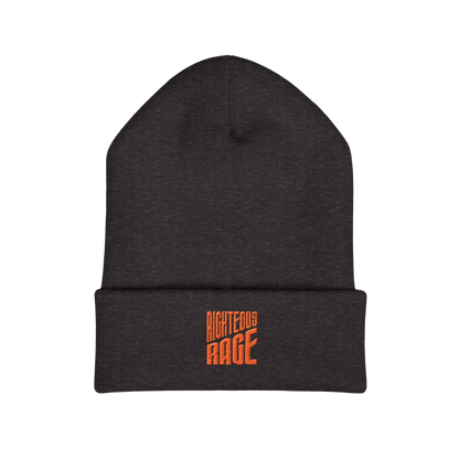 Righteous Rage Brand Embroidered Beanie Hat